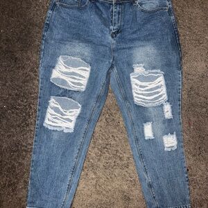 Boohoo Blue Denim Jeans